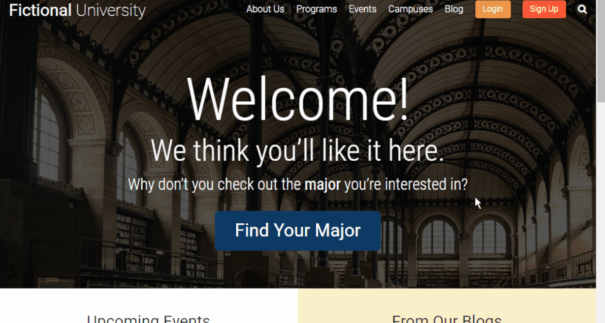 Wordpress University gif